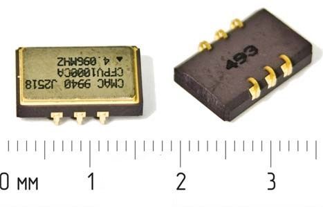 Кварцевый генератор 4,096 МГц - 4096 VCXO SMD14098C6 T/CM 5В CFPV-1000CA C-MAC