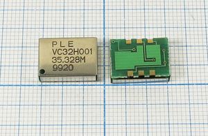 Кварцевый генератор 35,328 МГц - 35328 VCXO SMD14098M6 T/CM 5В VC32H001 PLE Кварцевый генератор 35,328 МГц - 35328 VCXO SMD14098M6 T/CM 5В VC32H001 PLE