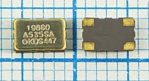 Кварцевый генератор 19,68 МГц - 19680 VCTCXO SMD05032C4 SIN 3В DSA535SA KDS Кварцевый генератор 19,68 МГц - 19680 VCTCXO SMD05032C4 SIN 3В DSA535SA KDS