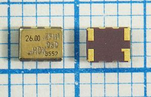 Кварцевый генератор 26 МГц - 26000 VCTCXO SMD03225C4 SIN 2,8В VT-R3225ZFR1