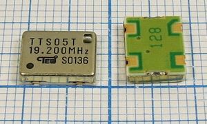 Кварцевый генератор 19,2 МГц - 19200 TCXO SMD09070C4 SIN 3В TTS05T TEW
