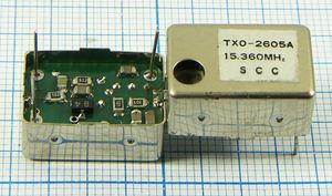 Кварцевый генератор 15,36 МГц - 15360 TCXO 18x12x8 SIN 5В TXO-2605A SCC