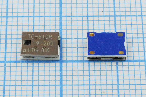 Кварцевый генератор 19,2 МГц - 19200 TCXO SMD07050C4 SIN TCXO-R061DR