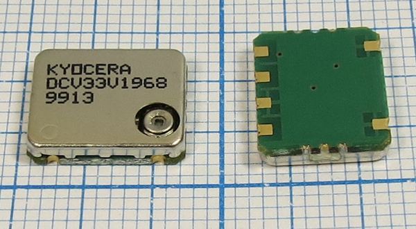 Кварцевый генератор 19,68 МГц - 19680 VCTCXO SMD11496C6 SIN 3,3В KT12A-DCV33V