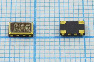 Кварцевый генератор 10 МГц - 10000 VCTCXO SMD05032C4 SIN 3,3В VM53S33 MEC