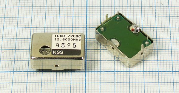 Кварцевый генератор 12,8 МГц - 12800 TCXO 18x12x4 SIN 5В TCXO-72C8C KSS