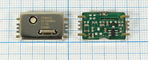 Кварцевый генератор 20 МГц - 20000 TCXO SMD210120M6 T/CM 5В STB40CC SUNNY