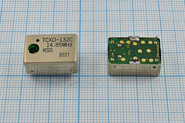Кварцевый генератор 14,85 МГц - 14850 TCXO 18x12x8 SIN 5В TCXO-132C KSS
