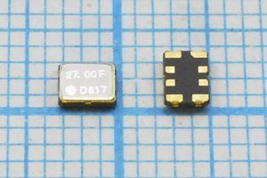 Кварцевый генератор 27 МГц - 27000 TCXO SMD03225C8 SIN 2,8В DSB321SC KDS Кварцевый генератор 27 МГц - 27000 TCXO SMD03225C8 SIN 2,8В DSB321SC KDS