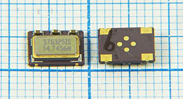 Кварцевый генератор 14,7456 МГц - 14745,6 VCTCXO SMD07050C4 SIN 3,3В STG325IS