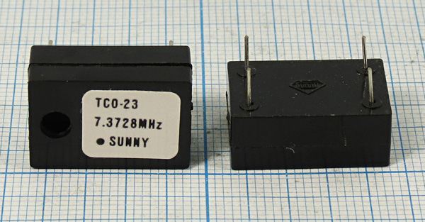 Кварцевый генератор 7,3728 МГц - 7372,8 TCXO 20x13x8 TCO-23 SUNNY
