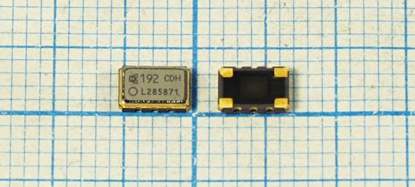 Кварцевый генератор 19,2 МГц - 19200 VCTCXO SMD05032C4 SIN 2,8В KT18B-EGR28C