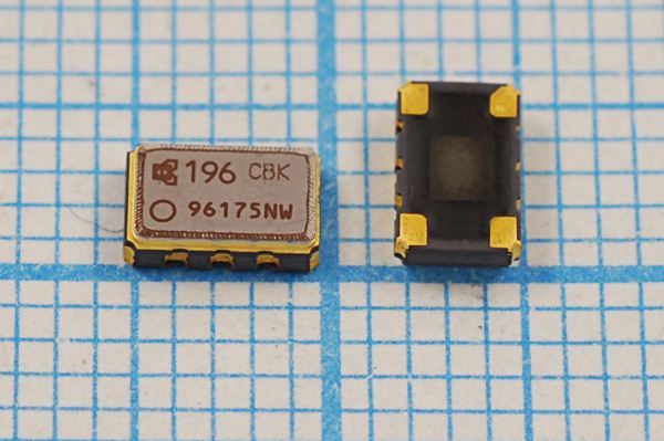 Кварцевый генератор 19,68 МГц - 19680 VCTCXO SMD05032C4 SIN 2,8В KT18B-DCV28C