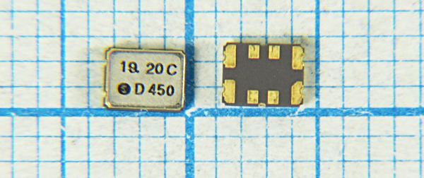 Кварцевый генератор 19,2 МГц - 19200 VCTCXO SMD03225C8-4 SIN 3В DSA321SB KDS