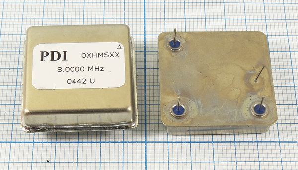 Кварцевый генератор 8 МГц - 8000 TCXO 25x25x07 CM SPCL08000XHMSXX PDI