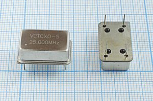 Кварцевый генератор 25 МГц - 25000 VCTCXO FULL CM 5В VCTCXO-5