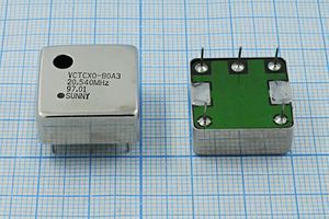Кварцевый генератор 20,54 МГц - 20540 VCTCXO 20x20x8 (BOA3)