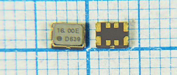 Кварцевый генератор 16 МГц - 16000 VCTCXO SMD03225C8-4 SIN 2,8В DSA321SC
