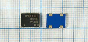 Кварцевый генератор 19,68 МГц - 19680 VCTCXO SMD09070C4 SIN 3В KT14-DCV30L Кварцевый генератор 19,68 МГц - 19680 VCTCXO SMD09070C4 SIN 3В KT14-DCV30L