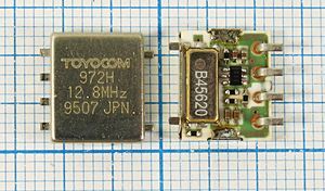 Кварцевый генератор 12,8 МГц - 12800 VCTCXO SMD126114M6 SIN 3,3В TCO-972H