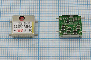 Кварцевый генератор 14,85 МГц - 14850 TCXO SMD114114C4 SIN 3В TXS1144N TEW