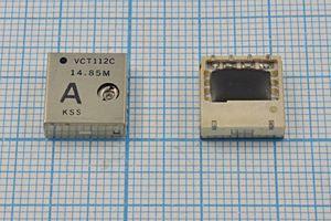Кварцевый генератор 14,85 МГц - 14850 VCTCXO SMD112112C6 SIN 5В VCT112C