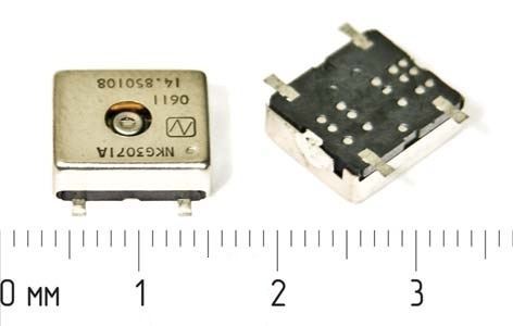 Кварцевый генератор 14,85 МГц - 14850 TCXO SMD126114M4 SIN 5В NKG3071A NDK