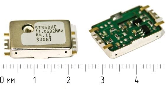 Кварцевый генератор 11,0592 МГц - 11059,2 TCXO SMD210120M6 T/CM 5В STB50HC SUNNY