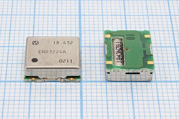Кварцевый генератор 18,432 МГц - 18432 TCXO SMD11496C4 SIN 5В END3224A NDK