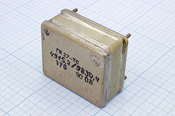 Кварцевый генератор 4,9152 МГц - 4915,2 OCXO 63x53x29 ГК27-ТС вторая 9,8304