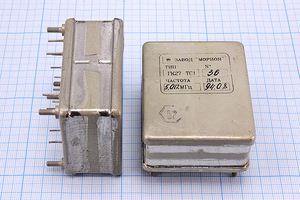 Кварцевый генератор 5,012 МГц - 5012 OCXO 63x53x29 SIN 12В ГК27-ТС1-5,012М