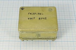Кварцевый генератор 10 МГц - 10000 OCXO SIN 12В ГК27-ТС [5000]