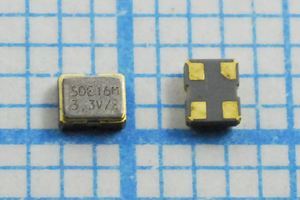 Кварцевый генератор 16 МГц - 16000 SMD02016C4 CM 3,3В SOC2016 Кварцевый генератор 16 МГц - 16000 SMD02016C4 CM 3,3В SOC2016