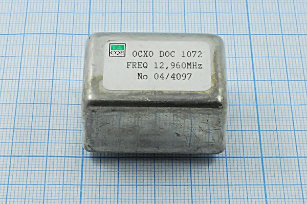 Кварцевый генератор 12,96 МГц - 12960 OCXO 40x30x20 DOC-1072