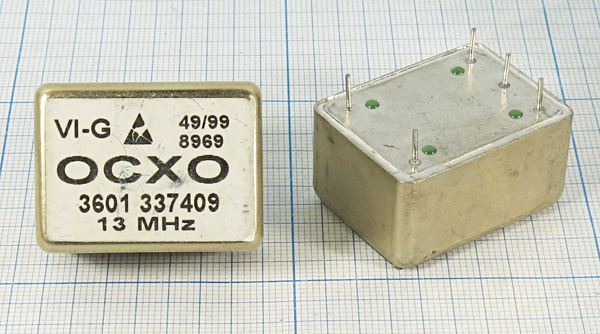 Кварцевый генератор 13 МГц - 13000 OCXO 36x27x19 CM 12В VI-G OCXO 13М
