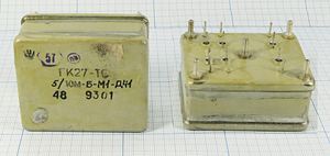 Кварцевый генератор 10 МГц - 10000 OCXO SIN 12В ГК27-ТС-10М-Б-М1-Д41 [5000 Кварцевый генератор 10 МГц - 10000 OCXO SIN 12В ГК27-ТС-10М-Б-М1-Д41 [5000