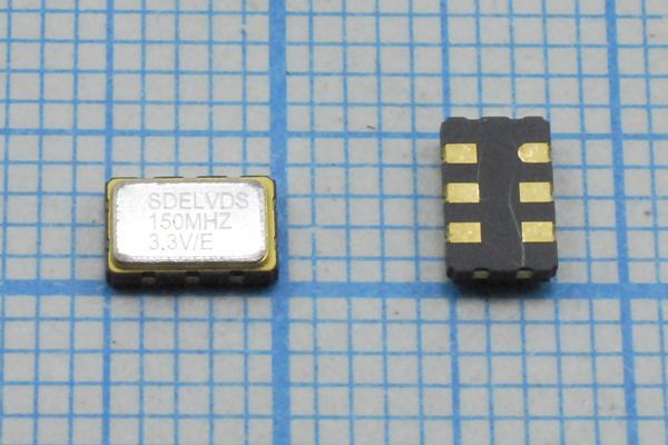 Кварцевый генератор 150 МГц - 150000 SMD05032C6 LVDS 3,3В SOC5_LVDS SDE