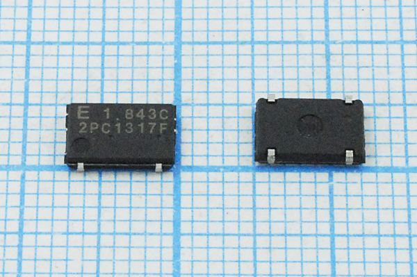 Кварцевый генератор 1,8432 МГц - 1843,2 SMD07050P4 T/CM 3,3В SG-8002JF-PCC