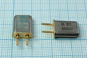 Кварцевый резонатор 49,375 МГц - 49375 HC50U 32 3Г (XA 321)