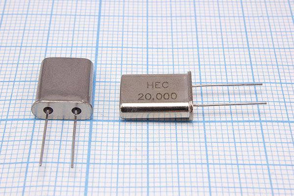 Кварцевый резонатор 20 МГц - 20000 HC49U 18 1Г (HEC)