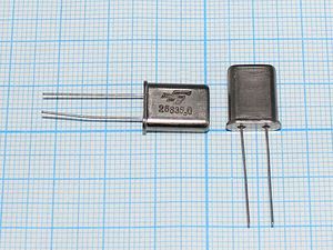 Кварцевый резонатор 26,835 МГц - 26835 HC49U S 30 3Г (26,835) Кварцевый резонатор 26,835 МГц - 26835 HC49U S 30 3Г (26,835)