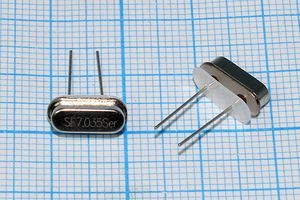 Кварцевый резонатор 7,035 МГц - 7035 HC49S3 S 20 50/-40~85C 49S[SDE] 1Г +IS
