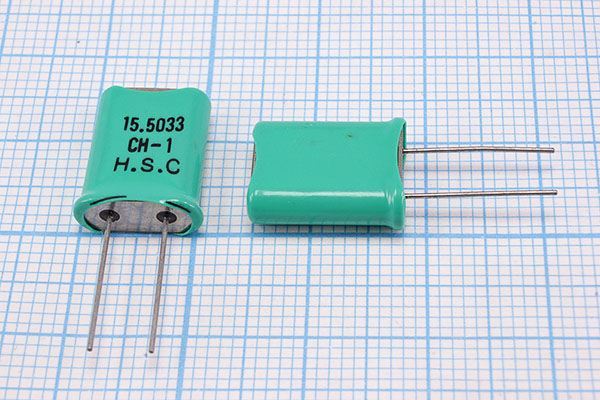 Кварцевый резонатор 15,5033 МГц - 15503,3 HC49U S 1Г +SL (HSC)
