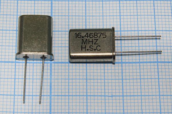 Кварцевый резонатор 16,46875 МГц - 16468,75 HC49U 47 1Г (HSC)