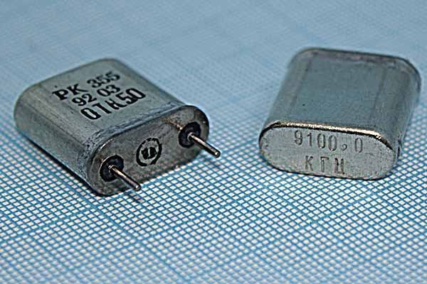 Кварцевый резонатор 9,1 МГц - 9100 HC6U S 50 100/-30~60C РК355БА-9БХ 1Г