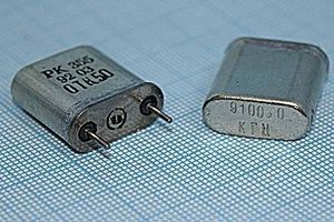 Кварцевый резонатор 9,1 МГц - 9100 HC6U S 50 100/-30~60C РК355БА-9БХ 1Г