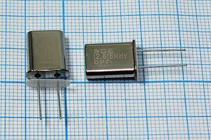 Кварцевый резонатор 12,616 МГц - 12616 HC49U S 30 20/-20~70C 49U[SDE] 1Г +IS