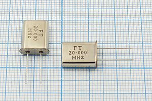 Кварцевый резонатор 20 МГц - 20000 HC49U 16 20 /-20~70C U[FT] 1Г (FT20.000)