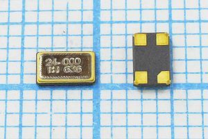 Кварцевый резонатор 24 МГц - 24000 SMD04025C4 9 30 30/-20~70C HCX-4SB 1Г