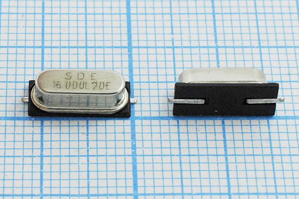 Кварцевый резонатор 16 МГц - 16000 SMD49S4 20 10 20/-40~85C 49S-SMD 1Г